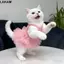 LAKAM Puppy Slip Dress, Đầm công chúa thú cưng mềm mại thoáng khí, Quần áo bông Corgi mùa hè ngọt ngào đáng yêu hợp thời trang cho chó mèo nhỏ