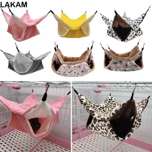LAKAM Hamster Võng Thoải Mái Mùa Đông Thỏ Dễ Thương Sóc Chuột Lang Tổ