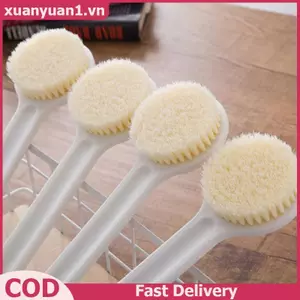 XUAN 2024New Bàn Chải Tắm Tay Cầm Dài Tẩy Tế Bào Chết Máy Mát Xa Da Tẩy Tế Bào Chết Bàn Chải Phòng Tắm Ba Body Tắm Tắm Bàn Chải Vệ Sinh VN