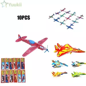 YUUKII 10 Chiếc Màu Sắc Ngẫu Nhiên Bay Gider Máy Bay Giáo Dục Hội Trẻ Em Quà Tặng Đồ Chơi Máy Bay