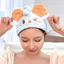 Hoạt Hình San Hô Lông Cừu Chăn Cừu Ngôi Sao Sấy Tóc Mũ Rửa Mặt Tẩy Trang Thêu Tam Giác Mũ Tắm Thấm Hút Tóc Sấy Khăn 0OOM