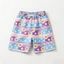 2026 New Daisy, wave, và shell họa tiết 3D in hình unisex quần short đi biển thông thường