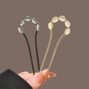 Cao Cấp Opal Hình Chữ U Kẹp Tóc Nữ 2026 Kẹp Tóc Dụng Cụ Tiện Dụng Lắp Lược Kẹp Tóc Đầu Sau Kẹp Tóc Mũ Đội Đầu