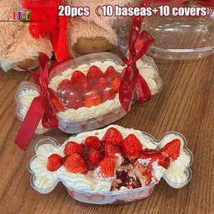 Hộp bánh hình kẹo 20 món HL - Hoàn hảo cho món tráng miệng, bánh ngọt, salad trái cây, Tiramisu, v.v.- Thích hợp cho các bữa tiệc, Giáng sinh, Sinh nhật, v.v. LMWU