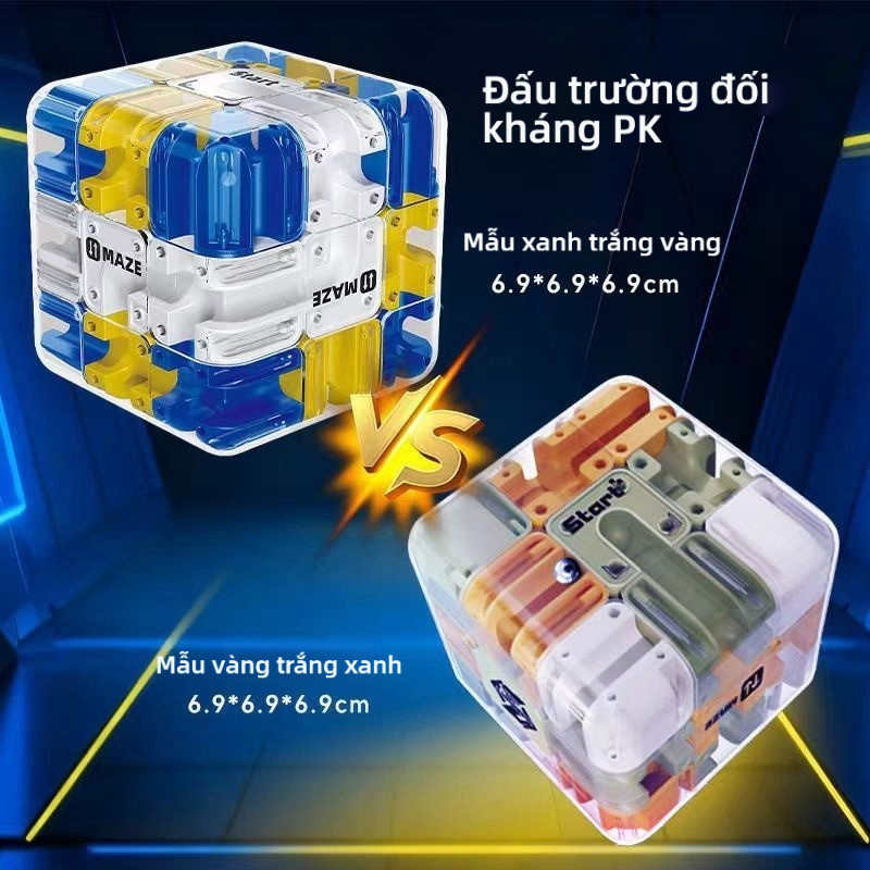 【🇻🇳Có sẵn kho】3D Mê Cung Ma Thuật Khối Xếp Hình Bóng Cán Khối Mê Cung Đồ Chơi Sáu Mặt Giảm Căng Thẳng Đồ Chơi Quà Tặng Sáng Tạo