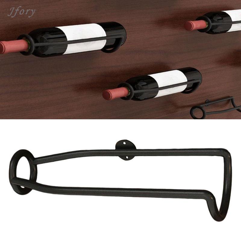 Jfory Giá để rượu treo tường đơn giản Giá để đồ trang trí sáng tạo Giá treo trưng bày rượu vang