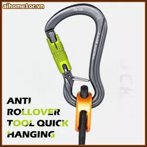 AIHOM 1 Cái Hợp Kim Nhôm Leo Núi Móc An Toàn Nhẹ Đa Năng Phụ Kiện Cho Leo Núi Đi Bộ Đường Dài Bapa Di Động,
