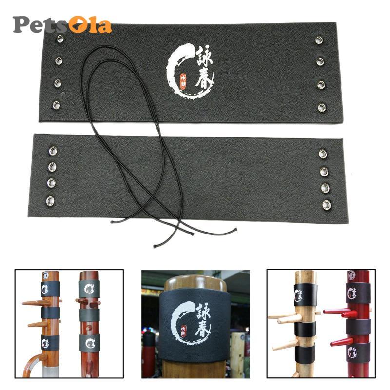Da PU Dummy Pad Võ Thuật Bảo Vệ Cho Gỗ Dummy Wing Chun Kung Fu Boxing Gear