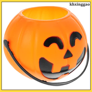 7 Cm Trang Trí Halloween Xô Mini Di Động Cho Kẹo Lừa Điều Trị Bí Ngô 7cm Cam khxinggao