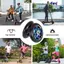 Bánh xe tay ga đóng thế CQCJ, Bánh xe tay ga dày bằng hợp kim nhôm, Im lặng ổn định 110mm Phụ kiện xe tay ga Pu đầy màu sắc Người lớn Trẻ em