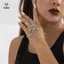 Punk Hip Hop Rắn Vòng Tay Nam Nữ Bohemian Thời Trang Đơn Giản Trang Sức Mở Lắc Tay [Mina]