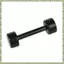 1 Đôi Bông Tai Nam Barbell Thép Titan 3mm Đen
