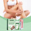 Bộ máy sưởi sáp tẩy lông dạng cuộn di động Xorita - Hộp sáp lô hội + Bộ tẩy lông tại nhà - Sáp cuộn lô hội nhẹ nhàng cho cánh tay chân Bikini Da mịn không có lông