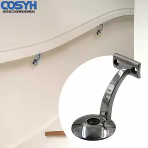 <cosyh>Stainless Steel Stair Handrail Bracket with Heavy Duty Design for Secure Support