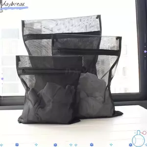 Túi giặt hạng nặng DAYBREAK, Phụ kiện giặt và chăm sóc quần áo đa chức năng Túi giặt lưới, Đồ lót di động màu đen và áo ngực giặt cho gia đình