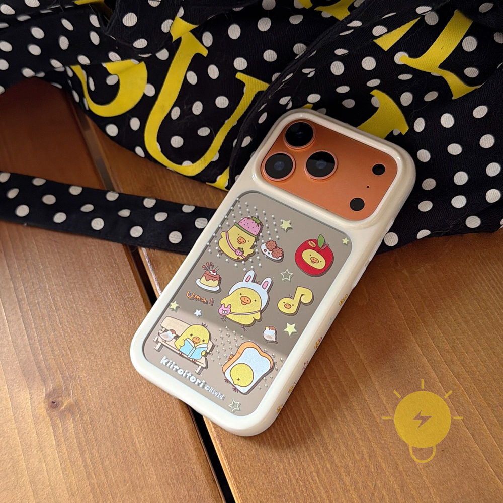 Phone Case For iPhone 17 Pro Max 16 15 14 13 TPU Mirror Aesthetic Korean Cute
