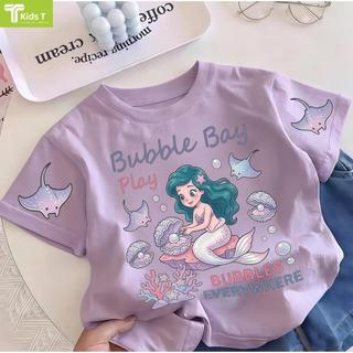 COD✅ (Hồ Chí Minh)Kids T Mall Áo phông tay ngắn In hình hoạt hình Áo Kiểu rộng và ấn tượng Trẻ em thời trang #VN859