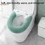 TRTR Bồn Cầu Bọc Mềm Ấm 1 Cái Có Thể Giặt Thảm Phòng Tắm Miếng Lót Đệm Cho Winterfort Sử Dụng Tại Nhà VN