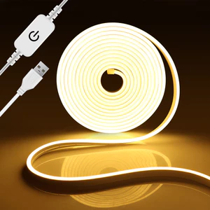 Dây đèn tay USB 5V Công tắc cảm ứng Công tắc điều chỉnh độ sáng LED Dải đèn chống nước 1m 2m 3m Thanh đèn linh hoạt PSUP