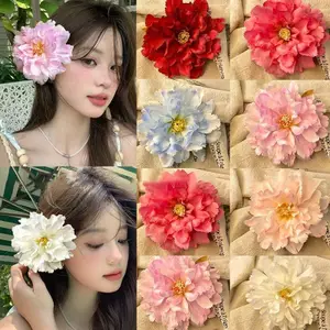 PNPIA- Kẹp Tóc Hoa Hawaii Cho Nữ Cô Gái Lãng Mạn Bohemian Hoa Bên Kẹp Tóc Ngọt Ngào Kẹp Tóc Thời Trang Phụ Kiện Tóc Quà Tặng