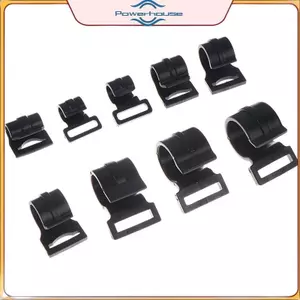 POWER 10Pc 9 / 10 / 12 / 13 / 16 / 17 / 19 / 22 / 25mm Phụ kiện lều cắm trại ngoài trời Dây buộc Snap Clip Móc lều Móc lều Cắm trại Lều bạt Caravan.