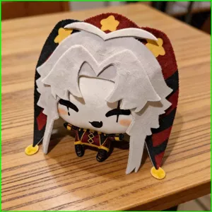 PS1 The Freak Circus Jester Pierrot Plushie Otome Game Hàng hóa Flat Bean Body Cotton Túi sang trọng Charm SP1