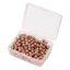 SMILE 200 chiếc Thumbtack Pins, Rose Gold Round Ball Pushpin, Nhựa trang trí Push Pins Craft Project