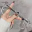 AqToCna Thời Trang Nữ Kính Vuông Lớn Chống Ánh Sáng Xanh Kính Mắt Trong Suốt Siêu Nhẹ Unisex Transparentputer Kính AqToCna