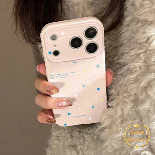 Tương thích với iPhone 14 17 16 15 11 13 12 Pro Max XR X XS Max Air 7 8 Plus SE Full Screen Vỏ nơ ngôi sao đầy màu sắc