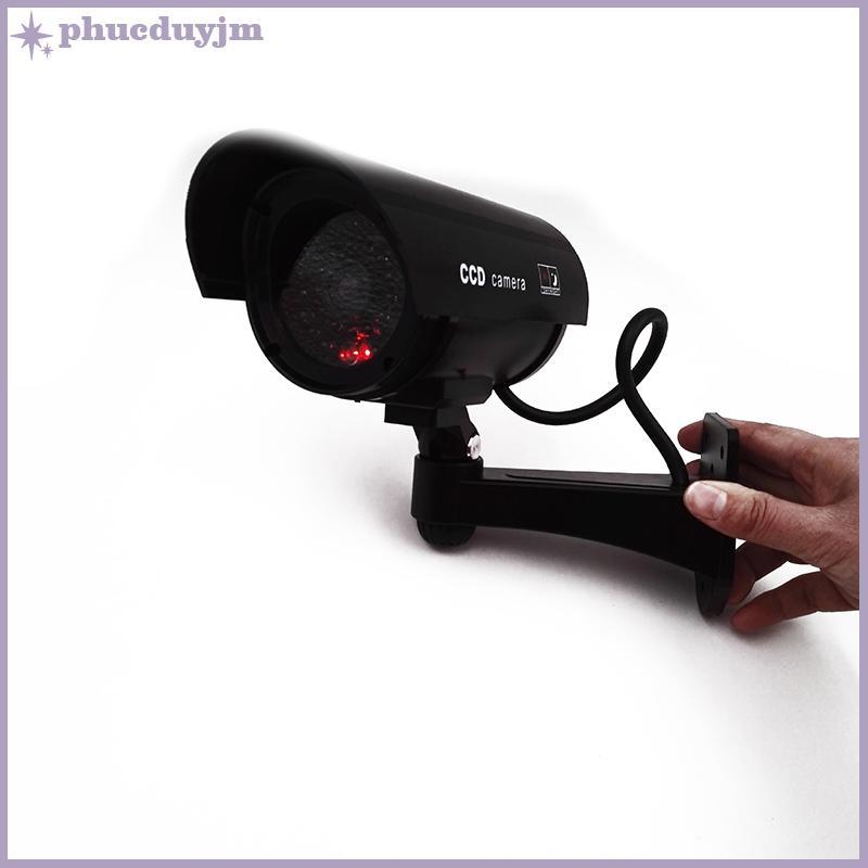 Phu Bullet Shaped không thấm nước fake CCTV Camera với nhấp nháy Red LED cho an ninh nhà VN
