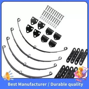 4 Bộ Lò Xo Lá 1 / 10 Khung Xe Cao Cấp Cho 1 / 10 D90 RC Xe Bánh Xích Phụ Kiện Màu Đen
