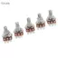 Toyuvn Đàn Guitar Chiết Áp Tuổi Thọ Dài 5 Chiếc Dễ Dàng Lắp Đặt Chia Trục Âm Thanh Chiết Áp Kim Loại Cho Đàn Guitar Điện