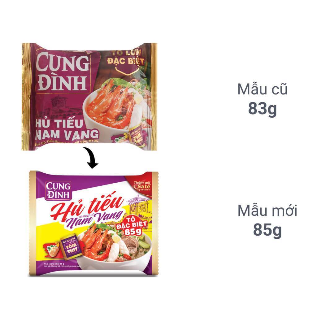 Hủ tiếu Nam Vang Cung Đình gói 85g _Thùng 30 gói thơm ngon