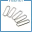 5 Miếng Bạc Thép Không Gỉ Nhẫn Nylon Dây Đeo Dây Thắt Lưng