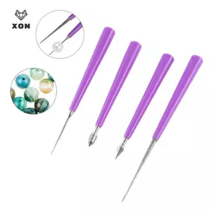 Dụng cụ phóng to kim cương đính cườm lỗ đính cườm Dụng cụ trang sức hạt thủy tinh ngọc trai [Mina]