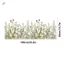 Nhãn dán cửa sổ PVC tĩnh điện Rainbow - Decal hoa có thể tháo rời