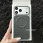 Ốp Điện Thoại Cho iPhone17 16 15 14 13Pro / promax Kẻ Sọc Từ Tính Chống Sốc PC Cứng