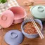 Bát Mì Ăn Liền Có Nắp Súp Bát Cơm Nóng Sinh Viên Hộp Đựng Thực Phẩm Khỏe Mạnh Bộ Đồ Ăn Bát Bộ Đồ Ăn VN