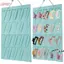 HFSHY 4 Lớp Treo Móng Vuốt Tóc Kẹp Bảo Quản Dành Cho Nữ Bé Gái Nỉ Màn Hình Kẹp Tóc Kính Mát Phụ Kiện Giá Đỡ VN
