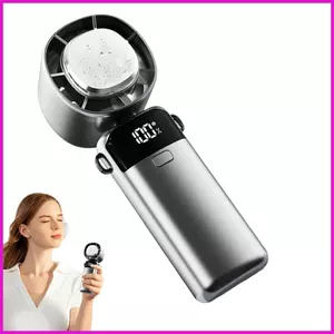 Quạt cầm tay có thể sạc lại Quạt nhỏ cầm tay Làm mát có thể sạc lại Tiện ích mát mẻ Máy làm mát không khí Hoạt động bằng pin 100 lyuvn