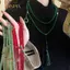 PNPIA- Đá Tự Nhiên Cầu Nguyện Nelace Nữ Phật Giáo Thiền Pha Lê Xanh Nelace Dài sel Chokers Quà Tặng