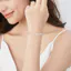 FANCIME "Midnight Sonata" Vòng tay có thể điều chỉnh bằng bạc Sterling rực rỡ