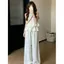 Đầm Mùa Hè Phù Hợp Với Trọn Bộ Cao Cấp Phong Cách Nhẹ Nhàng Phong Cách Pháp Thời Trang Giảm Tuổi Màu Trắng Ánh Trăng Nguyên Chất Bộ Đồ Hai Mảnh