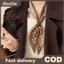 Doutie Chấm Bi Khăn Lụa 100x7cm Nữ Ruy Băng Thắt Lưng Đa Năng Choker Túi Xách Phong Cách Mùa Hè VN