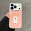 Ốp điện thoại mờ 2 trong 1 Wave Point Dog cho iPhone 17 Pro Max 16 15 14 Vỏ bảo vệ chống sốc