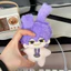 PS1 The Amazing Digital Circus Jax Plushie Tai thỏ tím dễ thương Túi búp bê Cotton sang trọng Charm SP1