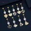 AqToCna Thời Trang Trái Tim Thép Không Gỉ Bụng Nút Nhẫn Sáng Bóng Zircon Tòn Rốn Nhẫn Dành Cho Nữ Gợi Cảm Cơ Thể Xuyên Bãi Biển Trang Sức AqToCna