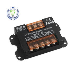 X2TW DC5-24V 30A Dải đèn LED hai màu Bộ khuếch đại tốc độ cao cho dải đèn LED hai màu Điều khiển lặp lại công suất