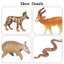ONE 16 Chiếc Sống Như Động Vật Sa Mạc Hình Búp Bê Với Thiết Kế Mô Phỏng Cho Trẻ Em