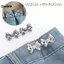 KUZHEN Nơ Eo Bule Quần Có Thể Tháo Rời Kẹp Quần Jeans Nút Snaps Có Thể Điều Chỉnh Không May Dây Thắt Lưng Thắt Lưng Quần Áo Phụ Kiện HOT
